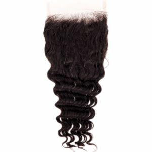Brazilian Deep Wave 4×4 Transparent Closure