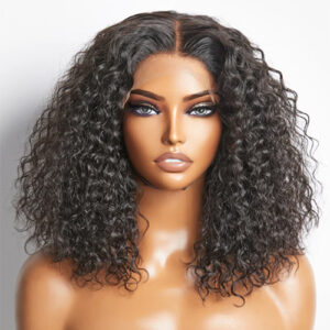 Glow Glueless Lace Front Closure Bob Wig Water Wave-150%