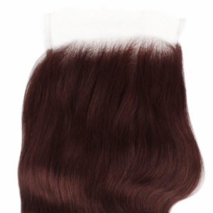 Burgundy Body Wave 5×5 HD Closure